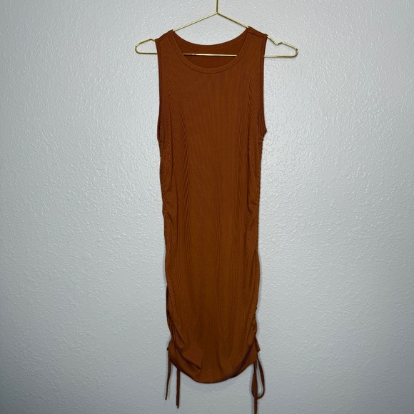 Pre-Owned Women's Tank dress w/ Rushed side midi to mini 'size Medium -cp - Picture 8 of 8